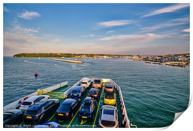 Welcome Back Isle Of Wight Print by Wight Landscapes