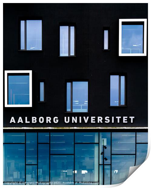  Aalborg University Print by DiFigiano Photography