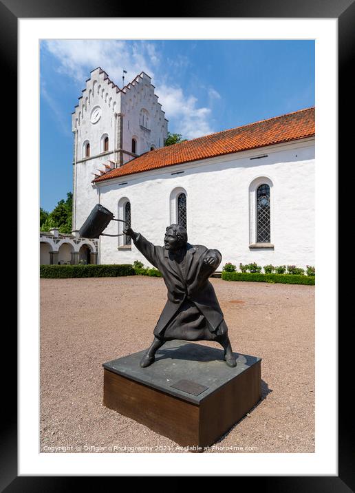 Bosjokloster Nunnery Courtyard Framed Mounted Print by DiFigiano Photography