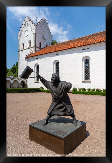 Bosjokloster Nunnery Courtyard Framed Print by DiFigiano Photography