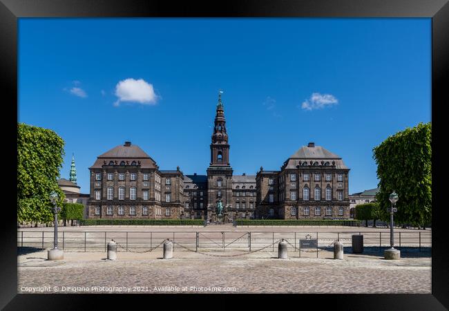 Christiansborg Castle Framed Print by DiFigiano Photography
