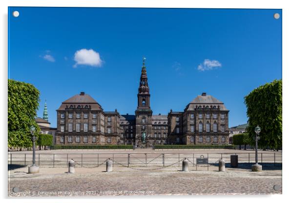 Christiansborg Castle Acrylic by DiFigiano Photography