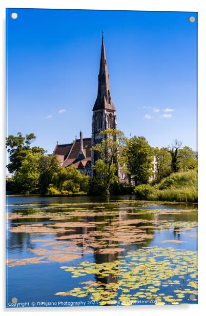 Saint Alban's Church Copenhagen Acrylic by DiFigiano Photography