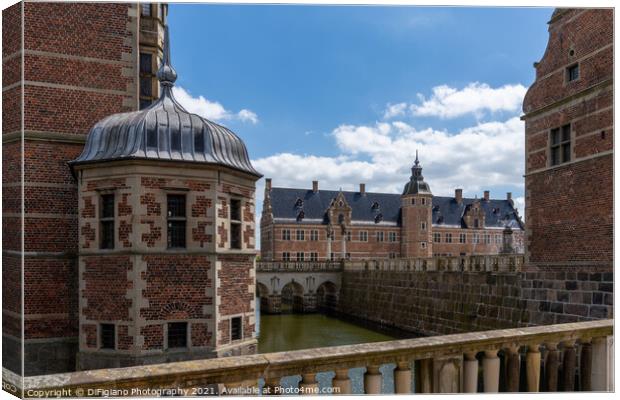 Frederiksborg Castle Canvas Print by DiFigiano Photography