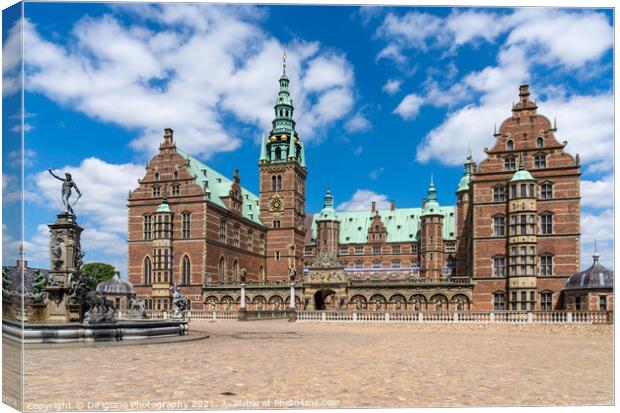 View of the Frederiksborg Castle Canvas Print by DiFigiano Photography