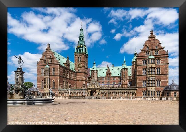 View of the Frederiksborg Castle Framed Print by DiFigiano Photography