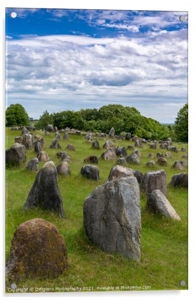 Lindholm Hills Viking Burial Grounds Acrylic by DiFigiano Photography