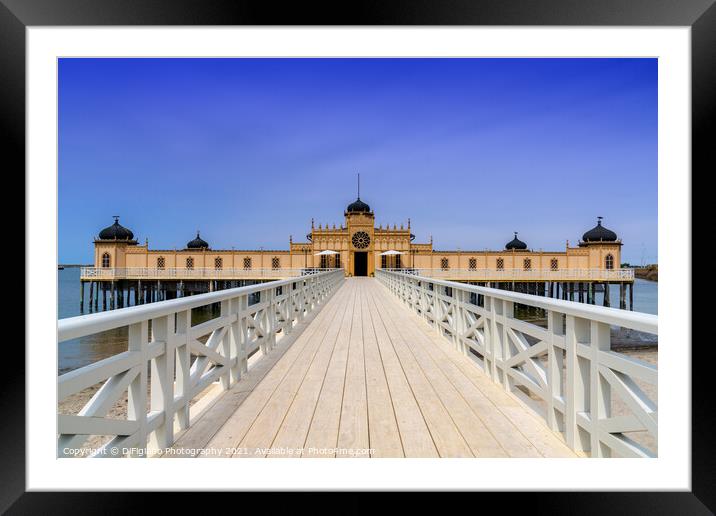 Varberg Bathhouse Framed Mounted Print by DiFigiano Photography
