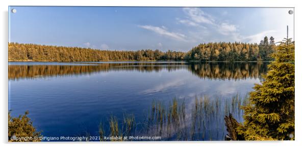 Tonnersjo Lake Panorama Acrylic by DiFigiano Photography