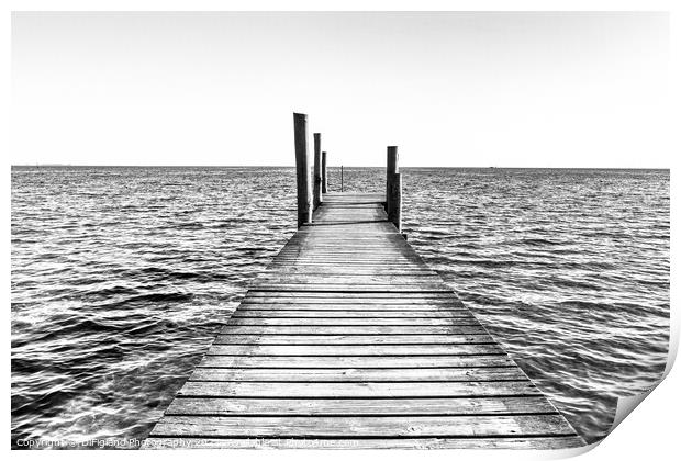Tars Pier Print by DiFigiano Photography