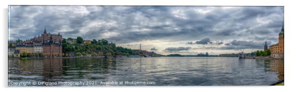 Stockholm Panorama Acrylic by DiFigiano Photography
