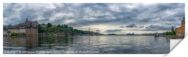Stockholm Panorama Print by DiFigiano Photography