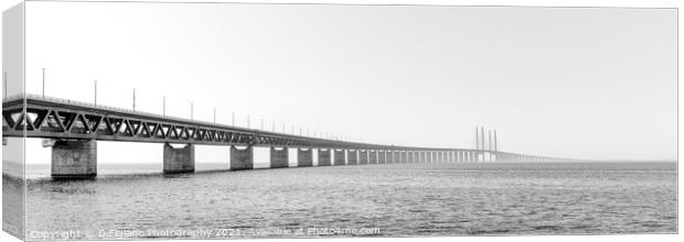 Oresund Bridge Panorama Canvas Print by DiFigiano Photography