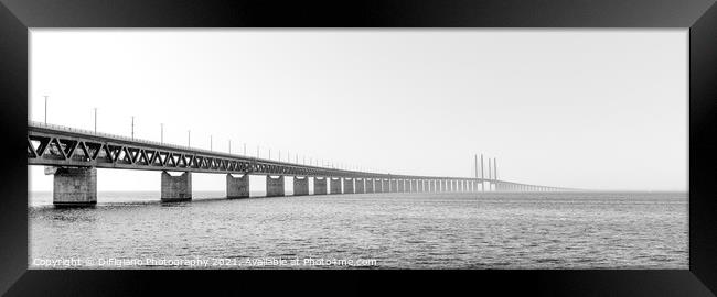 Oresund Bridge Panorama Framed Print by DiFigiano Photography