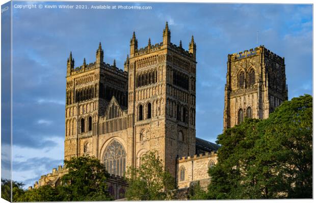 Durham Cathedral  Canvas Print by Kevin Winter