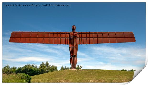 Towering Angelic Artwork Print by Alan Tunnicliffe