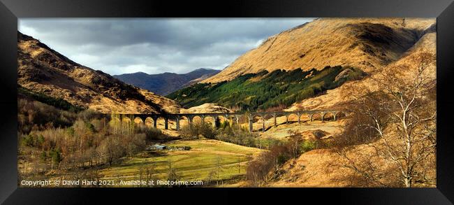 Glenfinnan Viaduct Framed Print by David Hare