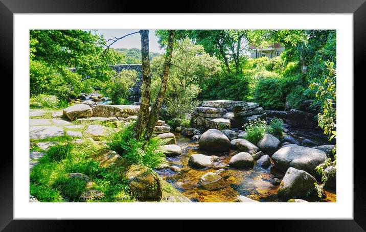 Dartmeet On A Summers Day Framed Mounted Print by Peter F Hunt
