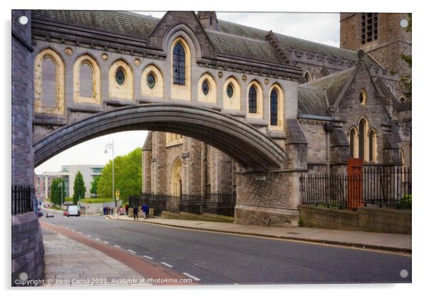 Dublinia St Michael’s, Dublin Acrylic by Jordi Carrio