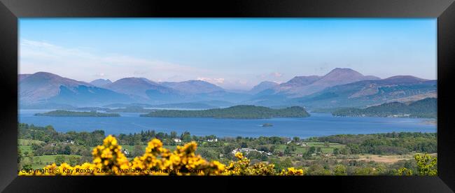 Loch Lomond  Framed Print by Kay Roxby