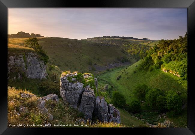 Lathkill Dale Peak District Framed Print by Rick Bowden