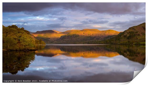 Serenity of Ullswater Print by Rick Bowden