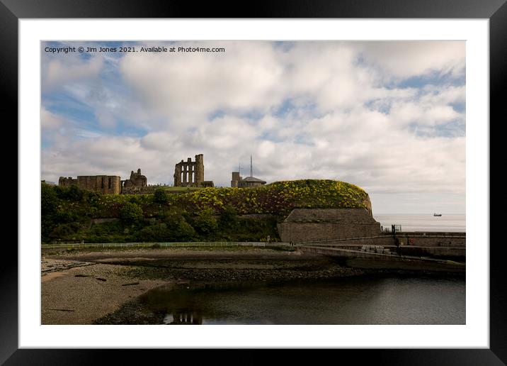 Tynemouth Castle and Priory Headland Framed Mounted Print by Jim Jones