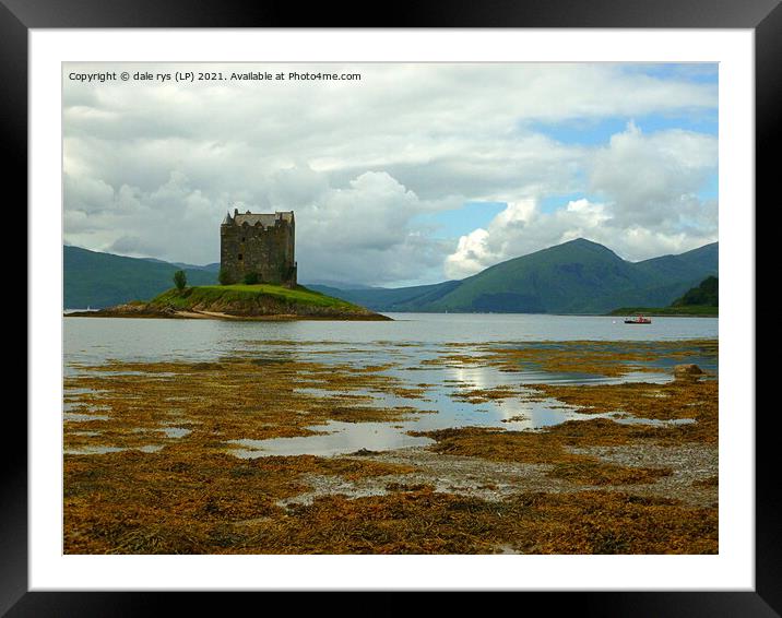castle stalker argyll and bute  Framed Mounted Print by dale rys (LP)