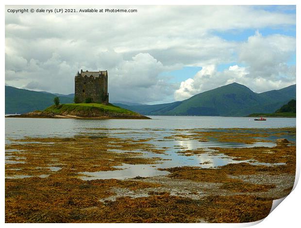 castle stalker argyll and bute  Print by dale rys (LP)