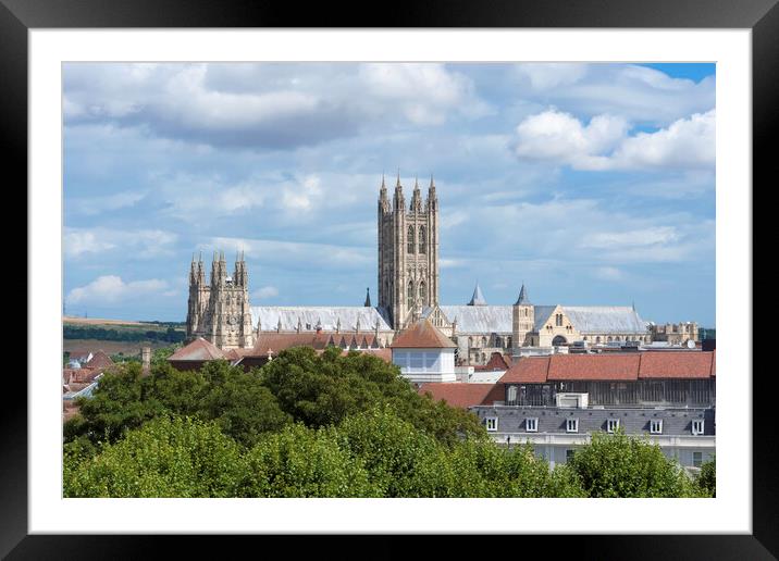 Canterbury Cathedral Framed Mounted Print by Andrew Sharpe