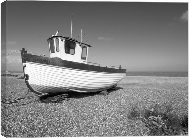 Fishing Boat Dungeness Canvas Print by Clive Eariss