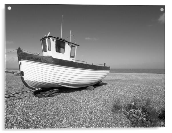 Fishing Boat Dungeness Acrylic by Clive Eariss