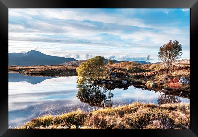 Rannoch Moor, Highlands of Scotland Framed Print by jim Hamilton