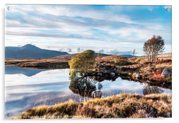 Rannoch Moor, Highlands of Scotland Acrylic by jim Hamilton