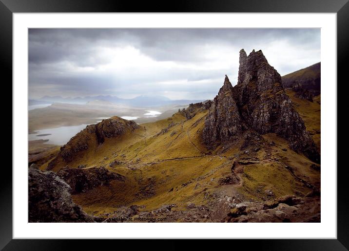 Isle of Skye Framed Mounted Print by Andrew Bishop