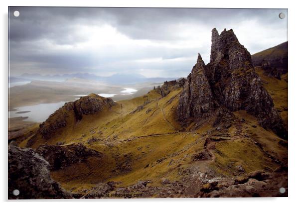 Isle of Skye Acrylic by Andrew Bishop