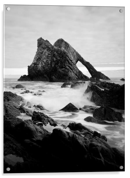 Bow fiddle rock Acrylic by Andrew Bishop