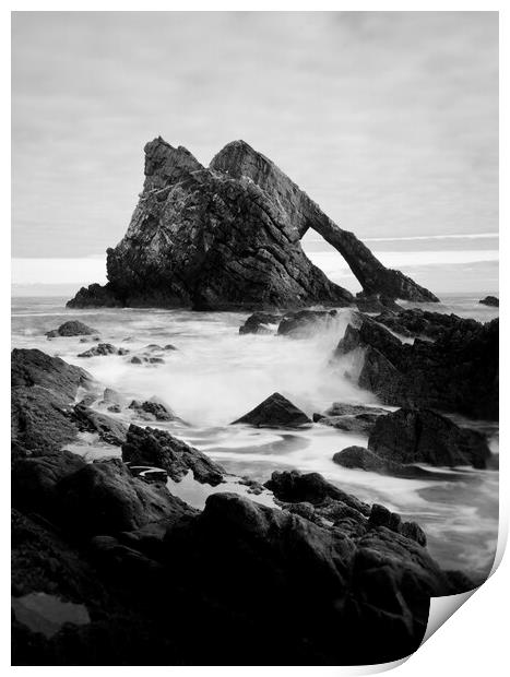 Bow fiddle rock Print by Andrew Bishop