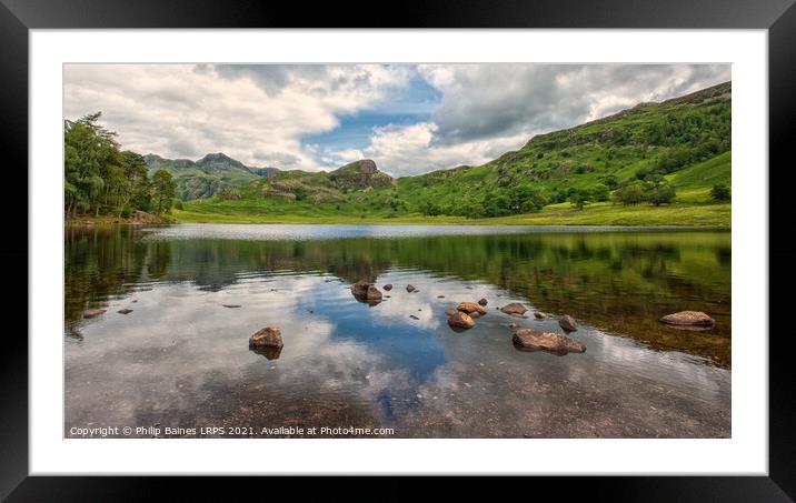 Blea Tarn, Lake District Framed Mounted Print by Philip Baines