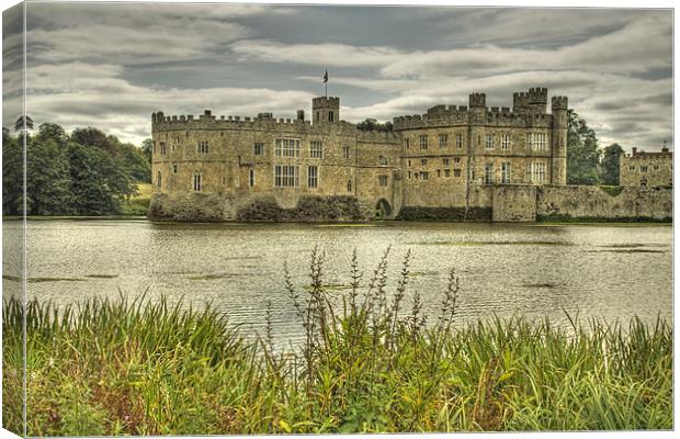 Leeds Castle Kent Canvas Print by David French