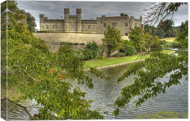 Leeds Castle Kent Canvas Print by David French