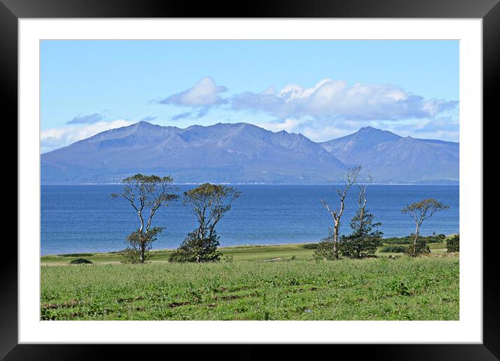 Arran`s mountains Framed Mounted Print by Allan Durward Photography