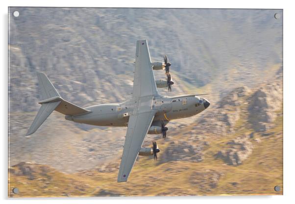 Atlas A400M in the Ogwen valley Acrylic by Rory Trappe