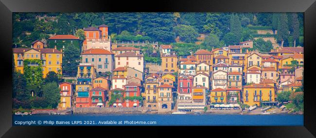 Varenna, Lake Como Framed Print by Philip Baines