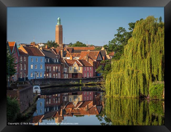 River Wensum Norwich Framed Print by Rick Bowden