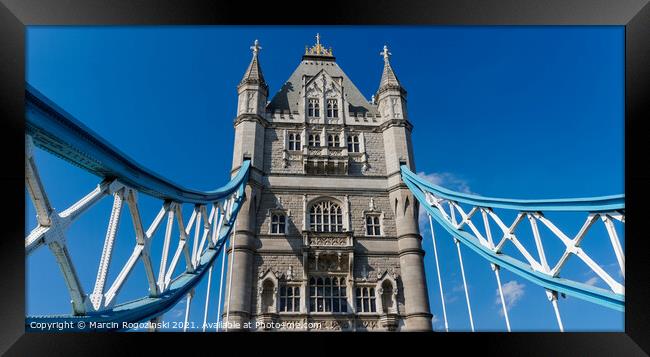 Tower Bridge in London United Kingdom UK Framed Print by Marcin Rogozinski