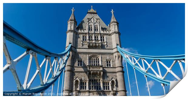 Tower Bridge in London United Kingdom UK Print by Marcin Rogozinski
