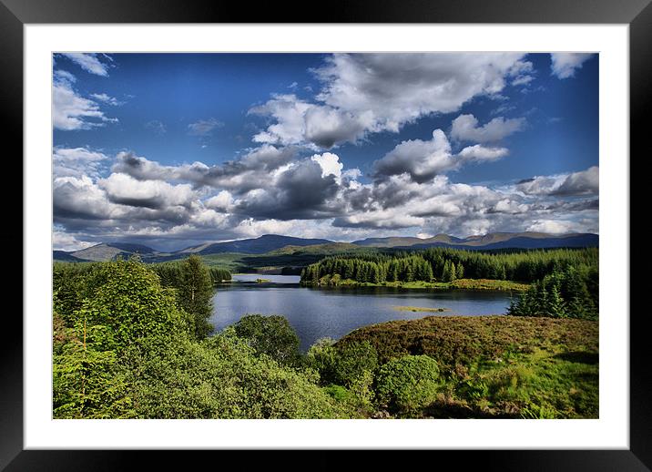 Loch Laggan, Scotland Framed Mounted Print by Sandi-Cockayne ADPS