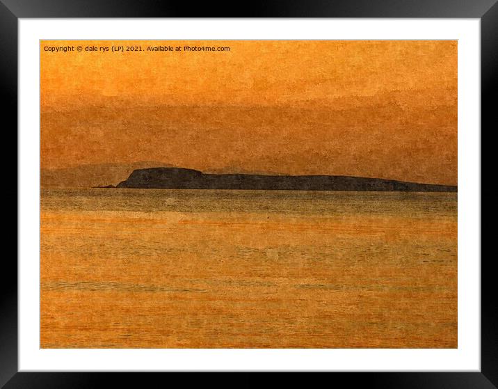 FROM MULL OF KINTYRE  Framed Mounted Print by dale rys (LP)