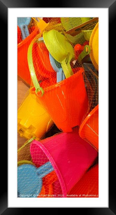 Buckets of fun Framed Mounted Print by Michael bryant Tiptopimage